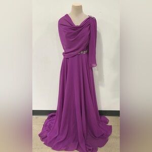 ALFRED ANGELO WOMEN’S SWEETHEART NECK LINE CHIFFON GOWN Sz 10 NWT